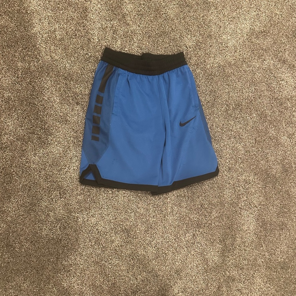 Nike Blue and Black Sports Shorts